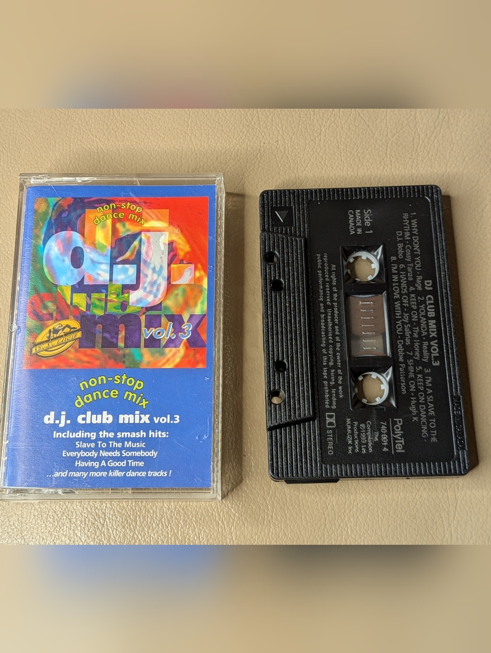 D.J. Club Mix Vol.3 Cassette Tape (1993) In VG Condition and Tested.